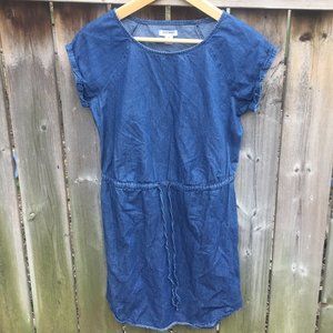 Old Navy blue chambray cotton mini dress - size XS